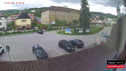 Střed obce Rokytnice nad Jizerou