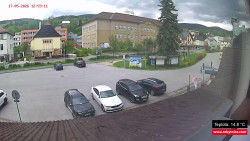 Střed obce Rokytnice nad Jizerou