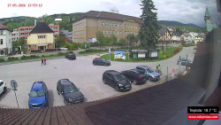 Střed obce Rokytnice nad Jizerou
