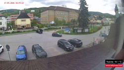 Střed obce Rokytnice nad Jizerou