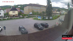 Střed obce Rokytnice nad Jizerou