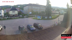 Střed obce Rokytnice nad Jizerou