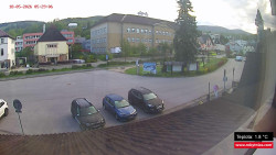 Střed obce Rokytnice nad Jizerou