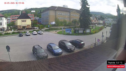 Střed obce Rokytnice nad Jizerou