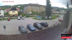 Střed obce Rokytnice nad Jizerou