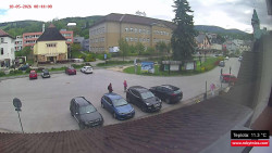 Střed obce Rokytnice nad Jizerou