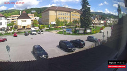 Střed obce Rokytnice nad Jizerou