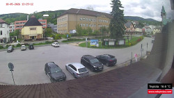 Střed obce Rokytnice nad Jizerou