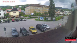 Střed obce Rokytnice nad Jizerou