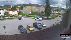 Střed obce Rokytnice nad Jizerou