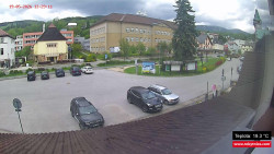 Střed obce Rokytnice nad Jizerou