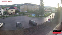Střed obce Rokytnice nad Jizerou