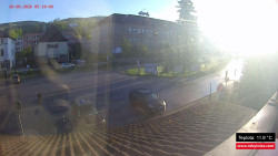 Střed obce Rokytnice nad Jizerou