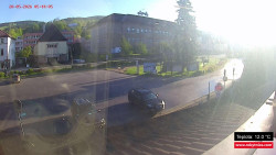 Střed obce Rokytnice nad Jizerou
