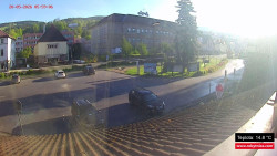Střed obce Rokytnice nad Jizerou