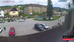Střed obce Rokytnice nad Jizerou