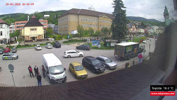 Střed obce Rokytnice nad Jizerou