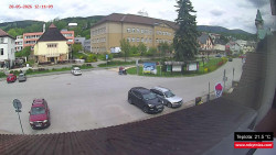 Střed obce Rokytnice nad Jizerou