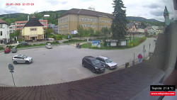 Střed obce Rokytnice nad Jizerou