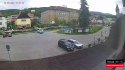 Střed obce Rokytnice nad Jizerou