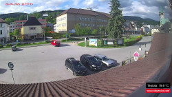 Střed obce Rokytnice nad Jizerou