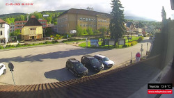 Střed obce Rokytnice nad Jizerou