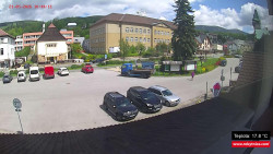 Střed obce Rokytnice nad Jizerou