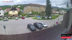 Střed obce Rokytnice nad Jizerou