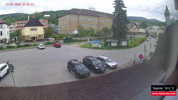 Střed obce Rokytnice nad Jizerou
