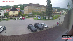 Střed obce Rokytnice nad Jizerou
