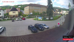 Střed obce Rokytnice nad Jizerou