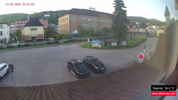 Střed obce Rokytnice nad Jizerou