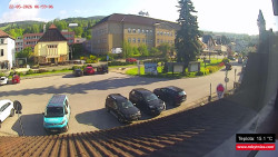 Střed obce Rokytnice nad Jizerou