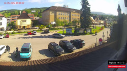 Střed obce Rokytnice nad Jizerou