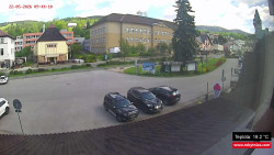 Střed obce Rokytnice nad Jizerou