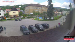 Střed obce Rokytnice nad Jizerou