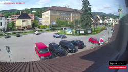 Střed obce Rokytnice nad Jizerou