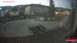 Střed obce Rokytnice nad Jizerou