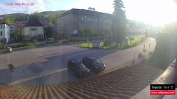 Střed obce Rokytnice nad Jizerou
