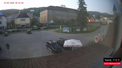 Střed obce Rokytnice nad Jizerou