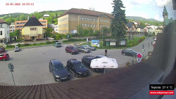 Střed obce Rokytnice nad Jizerou