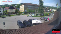 Střed obce Rokytnice nad Jizerou