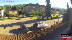 Střed obce Rokytnice nad Jizerou