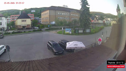 Střed obce Rokytnice nad Jizerou
