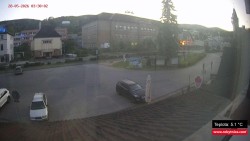 Střed obce Rokytnice nad Jizerou