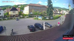 Střed obce Rokytnice nad Jizerou