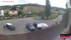 Střed obce Rokytnice nad Jizerou