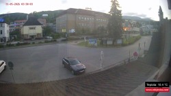 Střed obce Rokytnice nad Jizerou