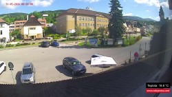 Střed obce Rokytnice nad Jizerou