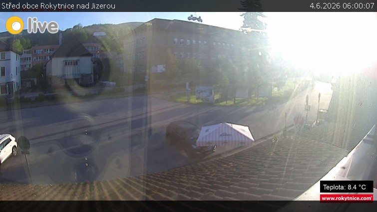 Město Rokytnice nad Jizerou - Střed obce Rokytnice nad Jizerou - 4.6.2026 v 06:00